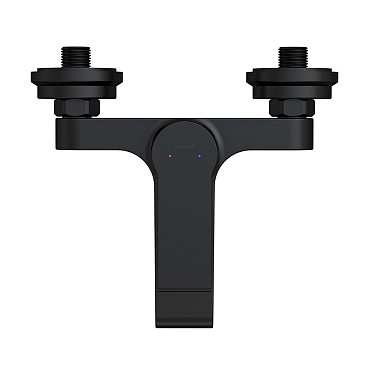 Смеситель для ванны Cersanit Brasko Black черный однорычажный с коротким изливом без лейки (63108)