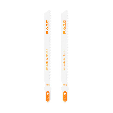 Пилки для лобзика Rage by Vira T101AIF (552034) по дереву L75 мм чистый рез (2 шт.)