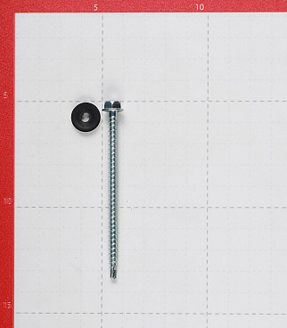 Саморезы кровельные с буром 80х4,8 мм металл-дерево оцинкованные (150 шт.)