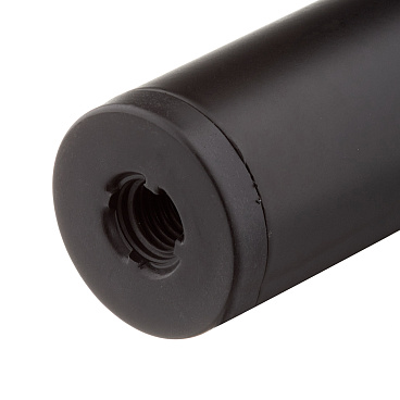 Ножка мебельная стальная 30х100 мм черная (1 шт.)