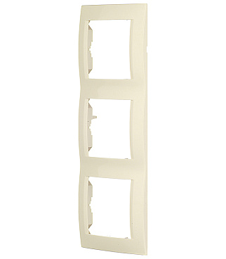 Рамка Simon 15 трехместная слоновая кость (1500630-031)