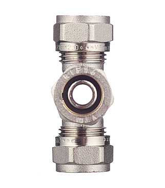 Крестовина VALTEC (VTm.341.N.161616) 16 обж(ц) х 16 обж(ц) х 16 обж(ц) х 16 обж(ц)