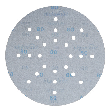 Диск шлифовальный Sunmight Ceramic d225 мм P80 на липучку пленочная основа (3 шт.) (78006R3)