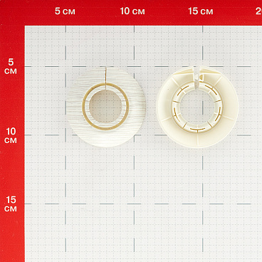 Обвод для труб ПВХ декоративный Идеал 25-34 мм ясень белый (2 шт.)