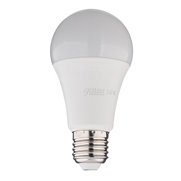 Лампа светодиодная Gauss E27 4100К 15 Вт 1450 Лм 180-240 В груша A60 матовая