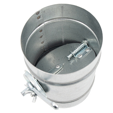 Дроссель-клапан для круглых воздуховодов d315 мм оцинкованный