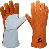 Краги спилковые для сварщика Jeta Safety Ferrus Active JWK401 оранжевые 10 (XL)