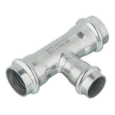 Тройник Valtec (VTi.931.I.282228) 28 х 22 х 28 мм нержавеющая сталь