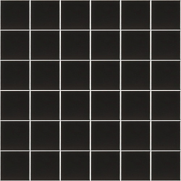 Мозаика Starmosaic черная керамическая 306х306х6 мм матовая