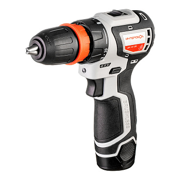 Дрель-шуруповерт аккумуляторная Интерскол ДА-10/12В 36 12 В 2 Ач Li-Ion 2 АКБ и ЗУ (687.2.2.78)
