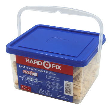 Дюбель распорный Hard-Fix 10x50 мм нейлон (100 шт.)