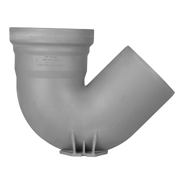 Сифон Ostendorf для напольного унитаза d110 мм 135° пластиковый для внутренней канализации (339960)