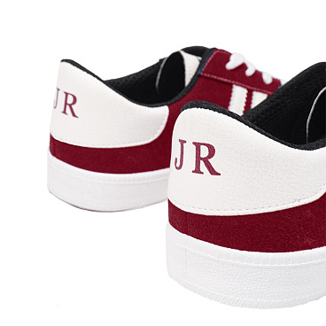 Кроссовки из микрофибры размер 43 бордовые Joker JR 584 (144377)