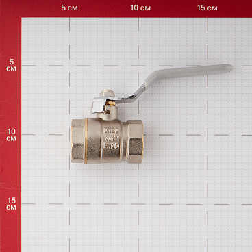 Кран шаровой латунный СТМ 3/4 ВР(г) х 3/4 ВР(г) ручка прямой