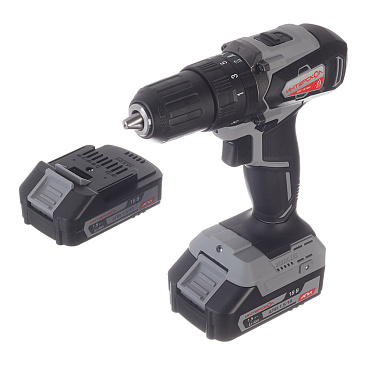Дрель-шуруповерт ударная аккумуляторная Интерскол ДАУ-13/18ВК 18 В 1,5 Ач Li-Ion 2 АКБ иЗУ (573.1.2.70)