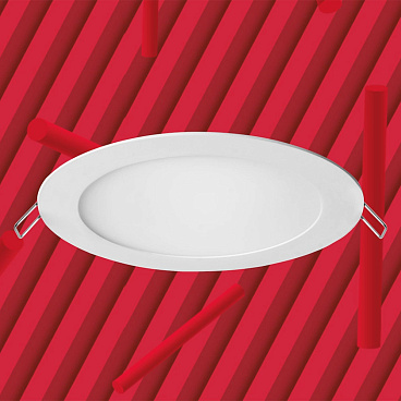 Светильник встраиваемый светодиодный белый 24 Вт 4000К IP20 Rev ДВО (28947 0)