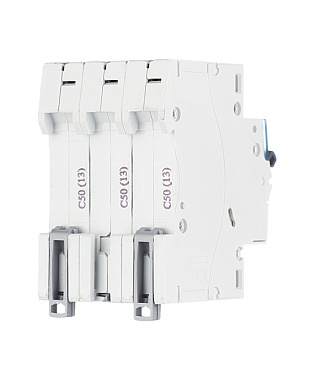 Автоматический выключатель модульный Legrand TX3 3P 50А тип C 6 кА 400 В (404061)