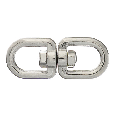 Вертлюг петля-петля d6 мм нержавеющая сталь