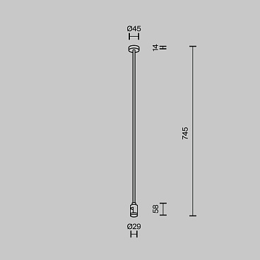 Комплектующие для трековой системы Technical TRA159C-S1-BS
