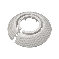 Обвод для труб ПВХ декоративный Идеал 25-34 мм клен серый (2 шт.)