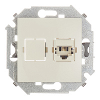 Розетка телефонная Simon 15 встраиваемая слоновая кость RJ11 (1591480-031)