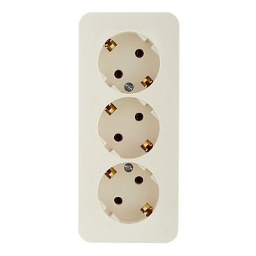 Розетка Systeme Electric Blanca накладная бежевая (BLNRA010317)