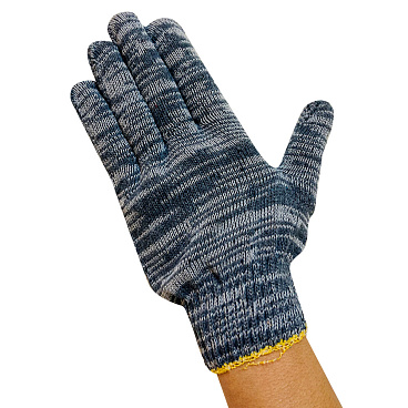 Перчатки х/б 4 нити графит 9 (XL)