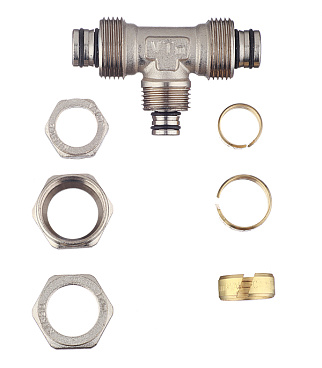 Тройник VALTEC (VTm.331.N.201620) 20 обж(ц) х 16 обж(ц) х 20 обж(ц)