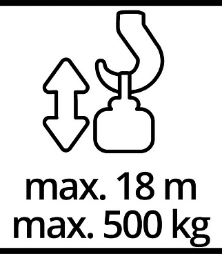 Тельфер электрический Einhell TC-EH 1000 1600 Вт 1000 кг (2255160)