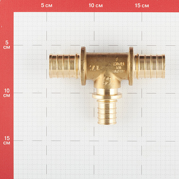 Тройник Stout 32 х 25 х 32 мм латунный (SFA-0014-322532)