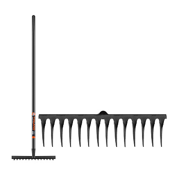Грабли Finland (1705-Ч) металлические 14 зубьев 1350 мм витые
