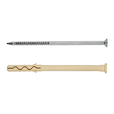 Дюбель-гвоздь Hard-Fix 8x120 мм цилиндрическая манжета нейлон (40 шт.)