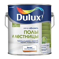 Краска Dulux/Luxium Полы и Лестницы для полов бесцветная полуглянцевая основа BС 2 л