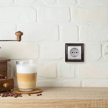 Розетка Legrand Valena встраиваемая алюминий (694342)