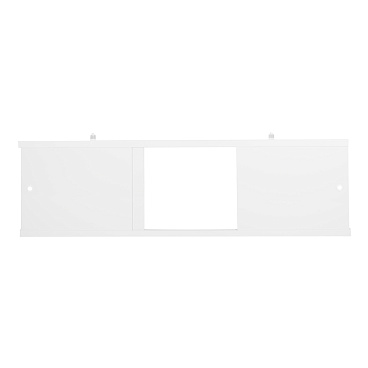 Экран для ванны фронтальный Метакам Diletto ПВХ 160х54 см белый раздвижной (4650208862151)