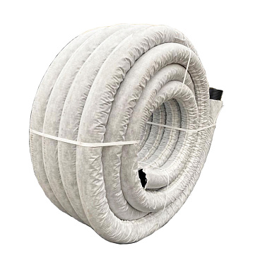 Труба дренажная гофрированная ДГТ-ПНД d160 мм SN4 с перфорацией в фильтре м.п.