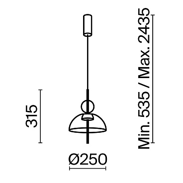 Подвесной светильник Maytoni MOD185PL-L11B3K1