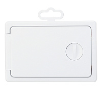 Люк ревизионный пластиковый 100х150 мм накладной