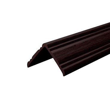 Уголок ПВХ 40х40х2700 мм фигурный 302 венге черный