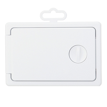 Люк ревизионный пластиковый 100х150 мм накладной