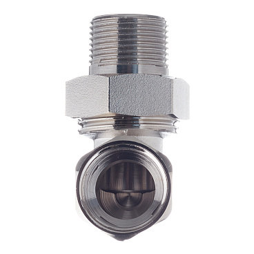 Американка угловая 3/4 ВР(г) х 3/4 НР(ш) латунная