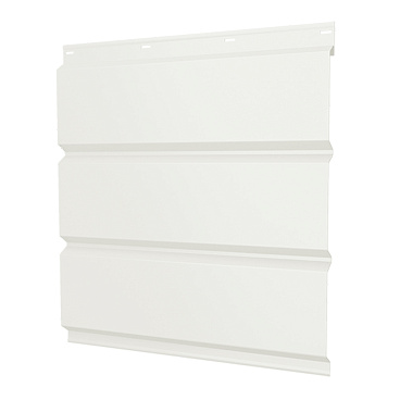 Софит металлический сплошной Grand Line сигнальный белый RAL 9003 2000х357х0,45 мм