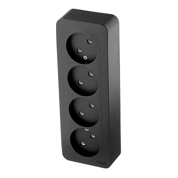 Розетка Systeme Electric Blanca накладная антрацит (BLNRA000416)