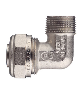 Угол Tiemme 26 обж(ц) х 3/4 НР(ш) (1600050/35317)