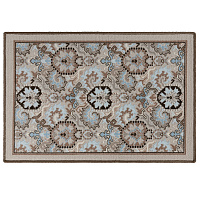 Коврик грязезащитный ТПЕ Мессина 60х40 см серо-коричневый