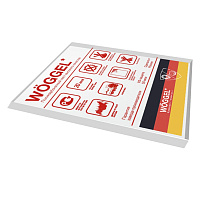 Поликарбонат монолитный Woggel 2 мм 1,5х2,05 м прозрачный