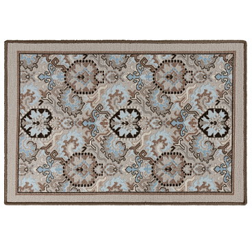 Коврик грязезащитный ТПЕ Мессина 60х40 см серо-коричневый