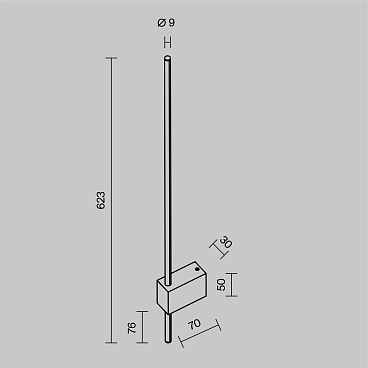 Настенный светильник (бра) Maytoni C070WL-L6W3K
