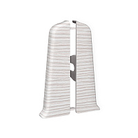 Заглушка торцевая Идеал Деконика 70 мм ясень бьянко левая-правая Г-профиль (2 шт.)