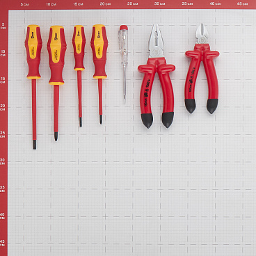 Набор диэлектрического инструмента 1000 В КВТ НИИ-09 (63995)